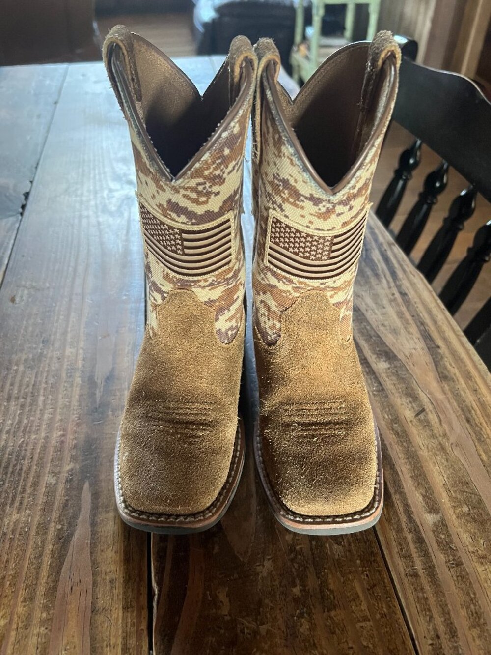 Ariat Youth Patriot Leather Western Boots